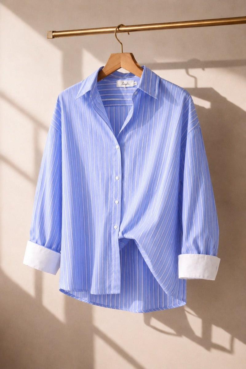 Chemise Oversize Bleue