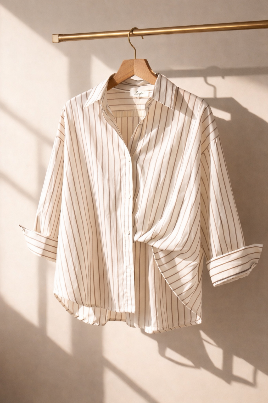 Chemise Oversize Beige