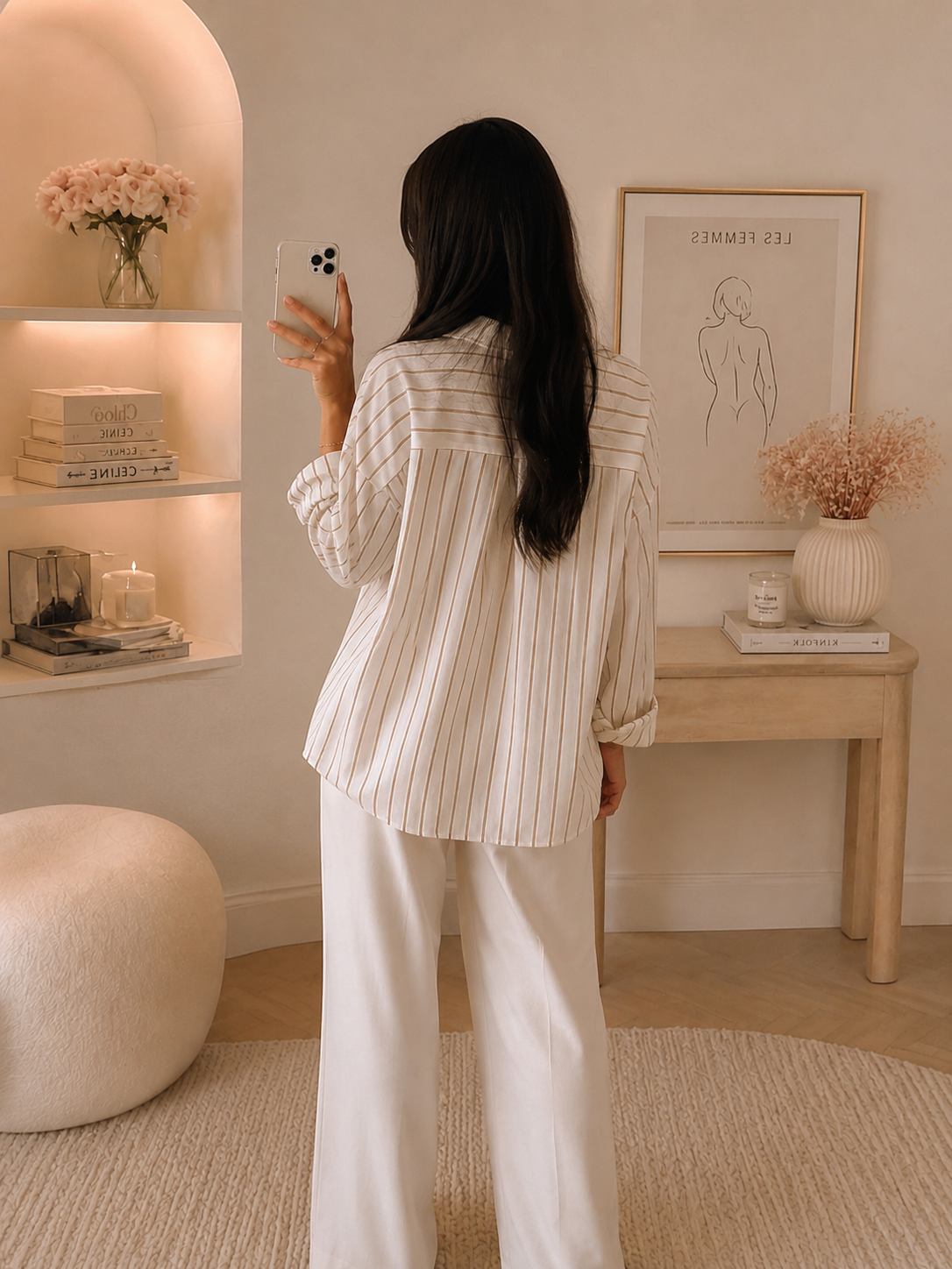 Chemise Oversize Beige